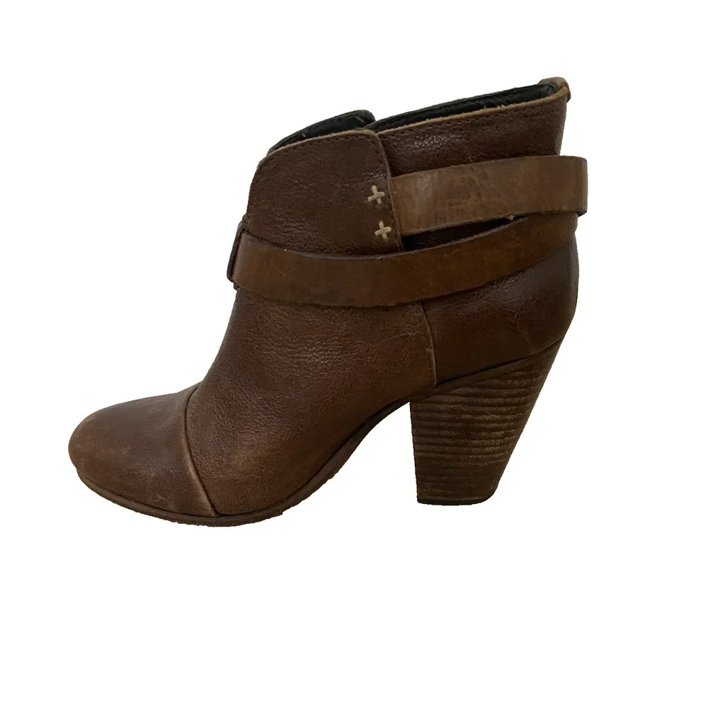 Rag‎ & Bone Harrow Ankle Western Boots Brown Boot EU 37 Boho Festival